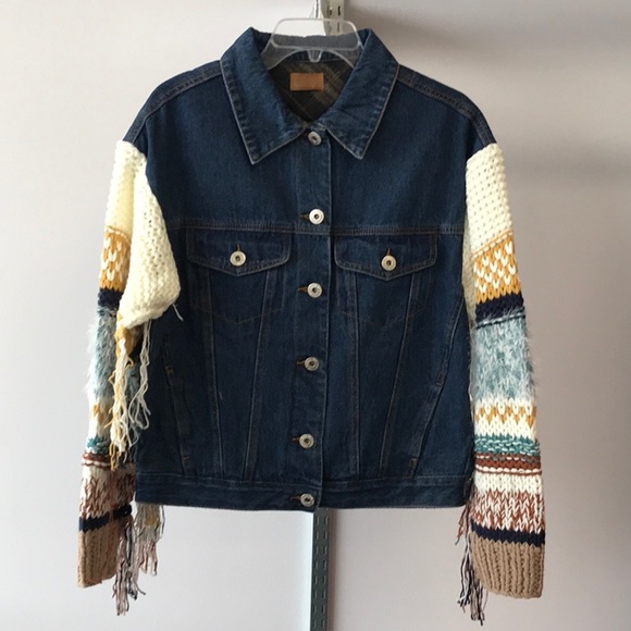 POL-KNIT SLEVES JEAN JACKETS - Picture 5 of 16